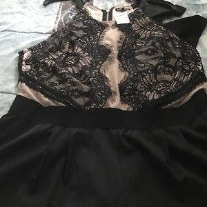 Black Lace Jumpsuits